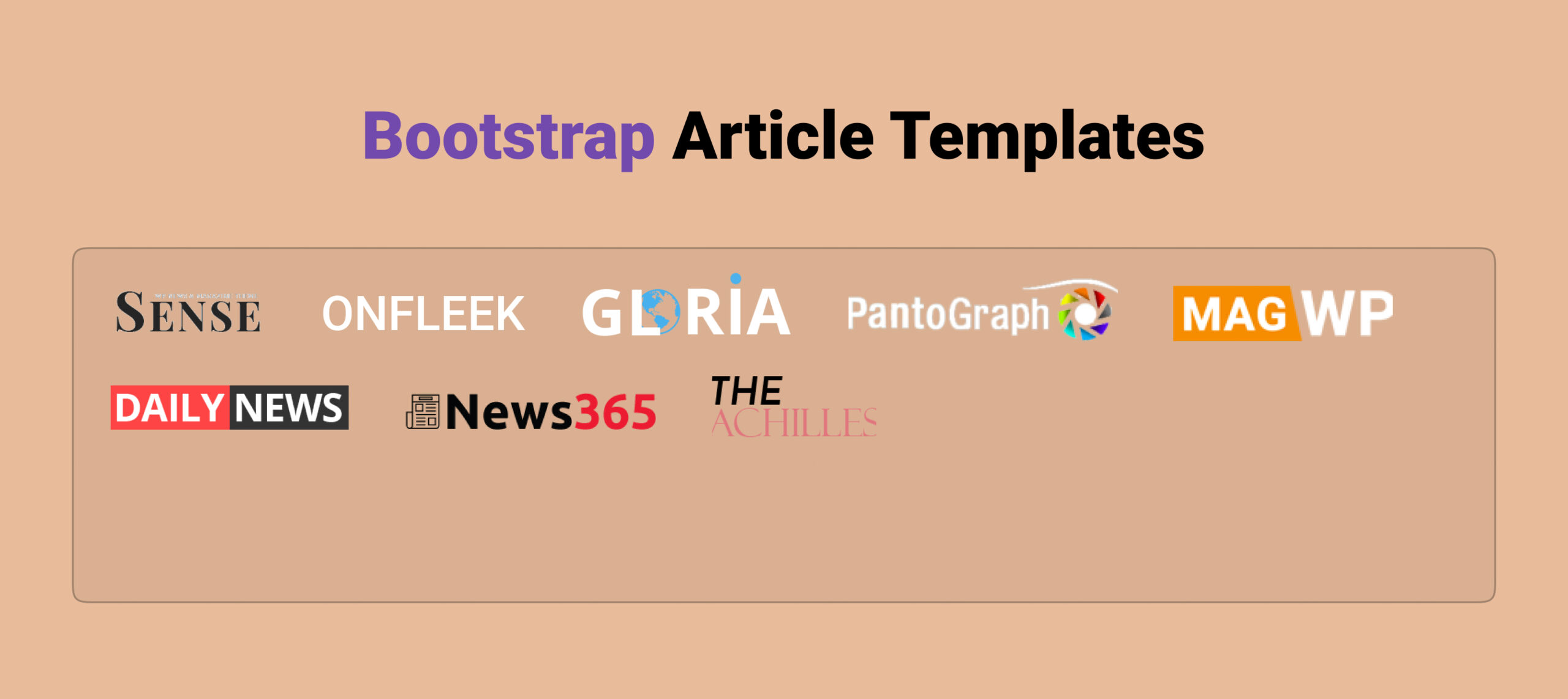  Bootstrap Article Templates That Will Wow Your Website Visitors