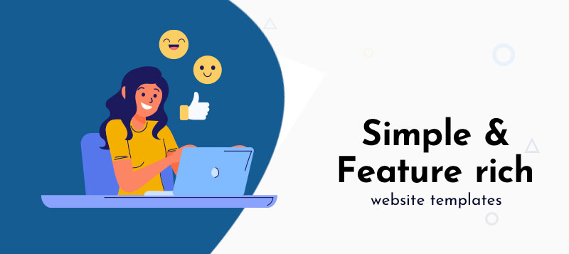  15+ Simple and Feature-rich Website Templates That Beginners Will Love