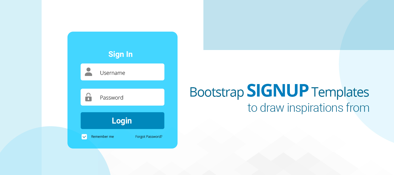  Bootstrap SignUp Templates To Draw Inspirations From 