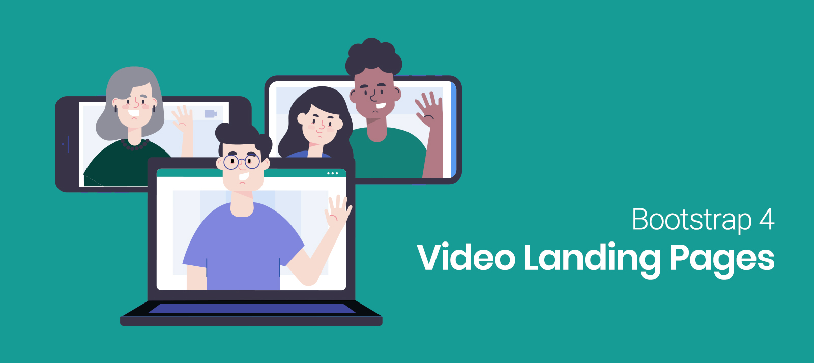  Bootstrap 4 Video Landing Pages Sure to Impress Users in 2020 