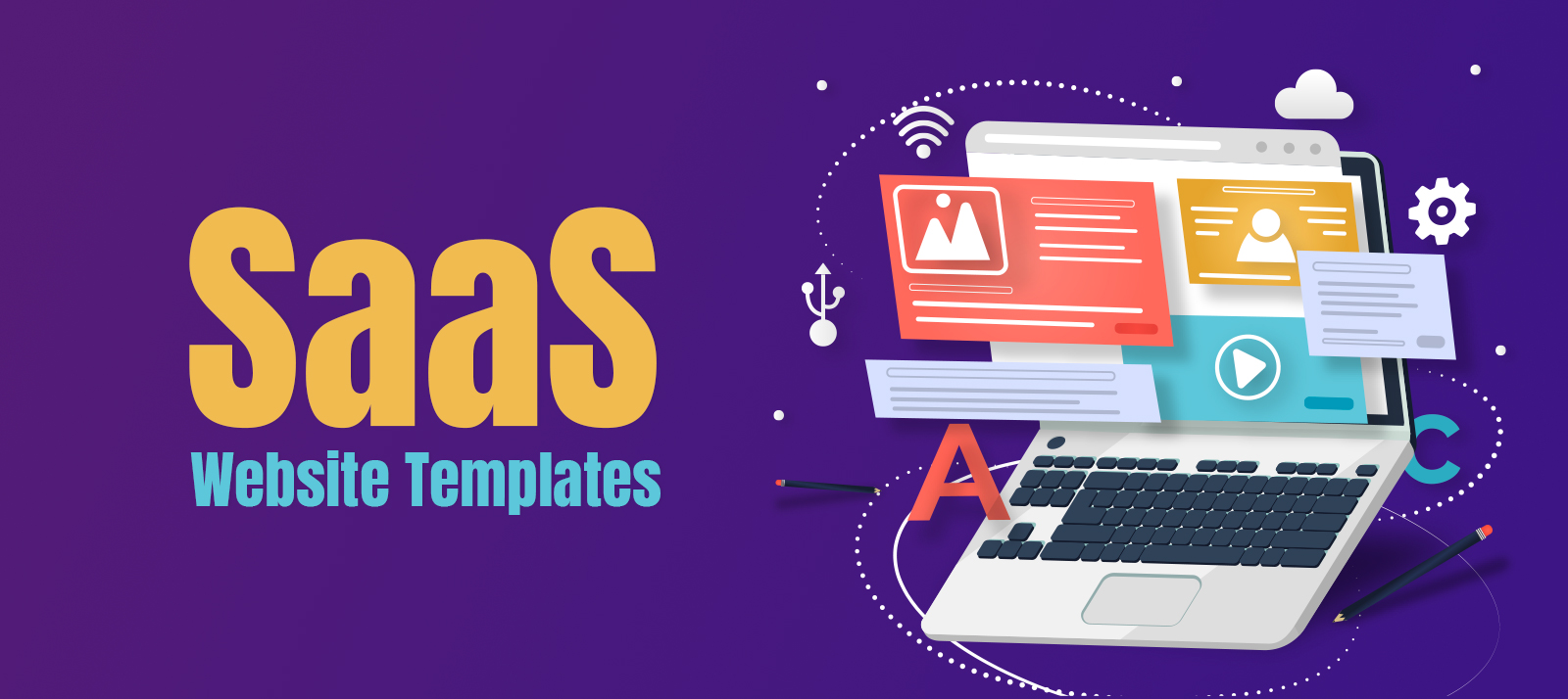  40+ Ready To Use Free and Premium SaaS Website Templates