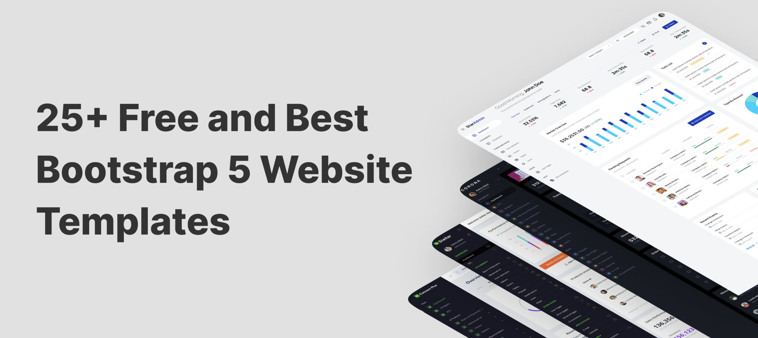 25+ Free and Best Bootstrap 5 Website Templates