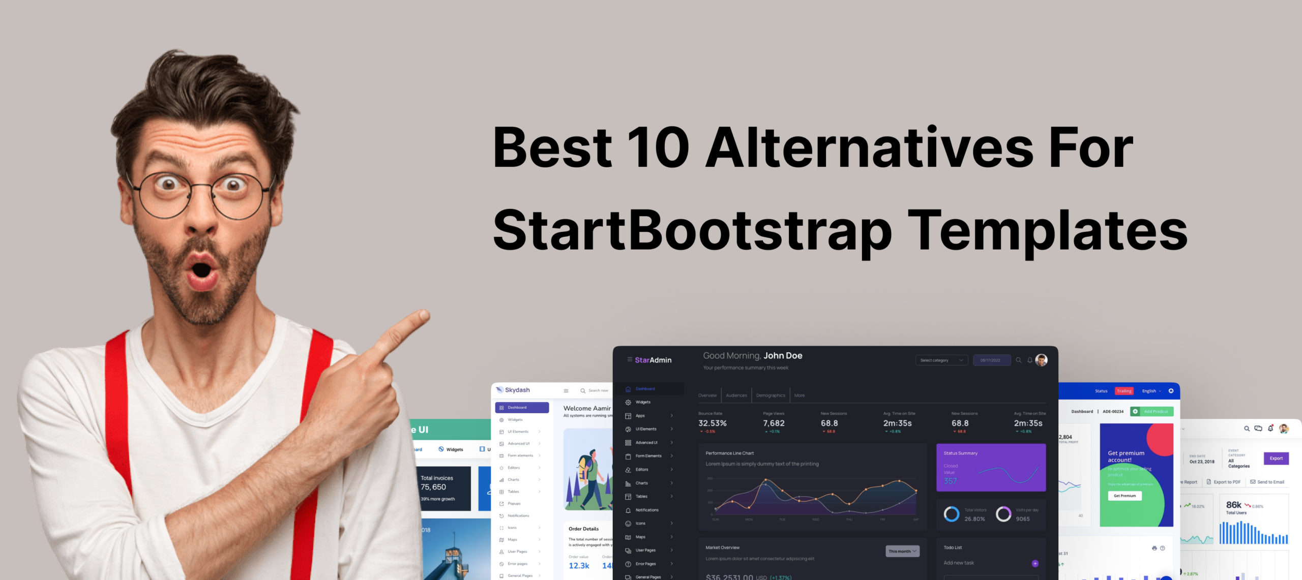  Best 10 Alternatives for Start Bootstrap Templates