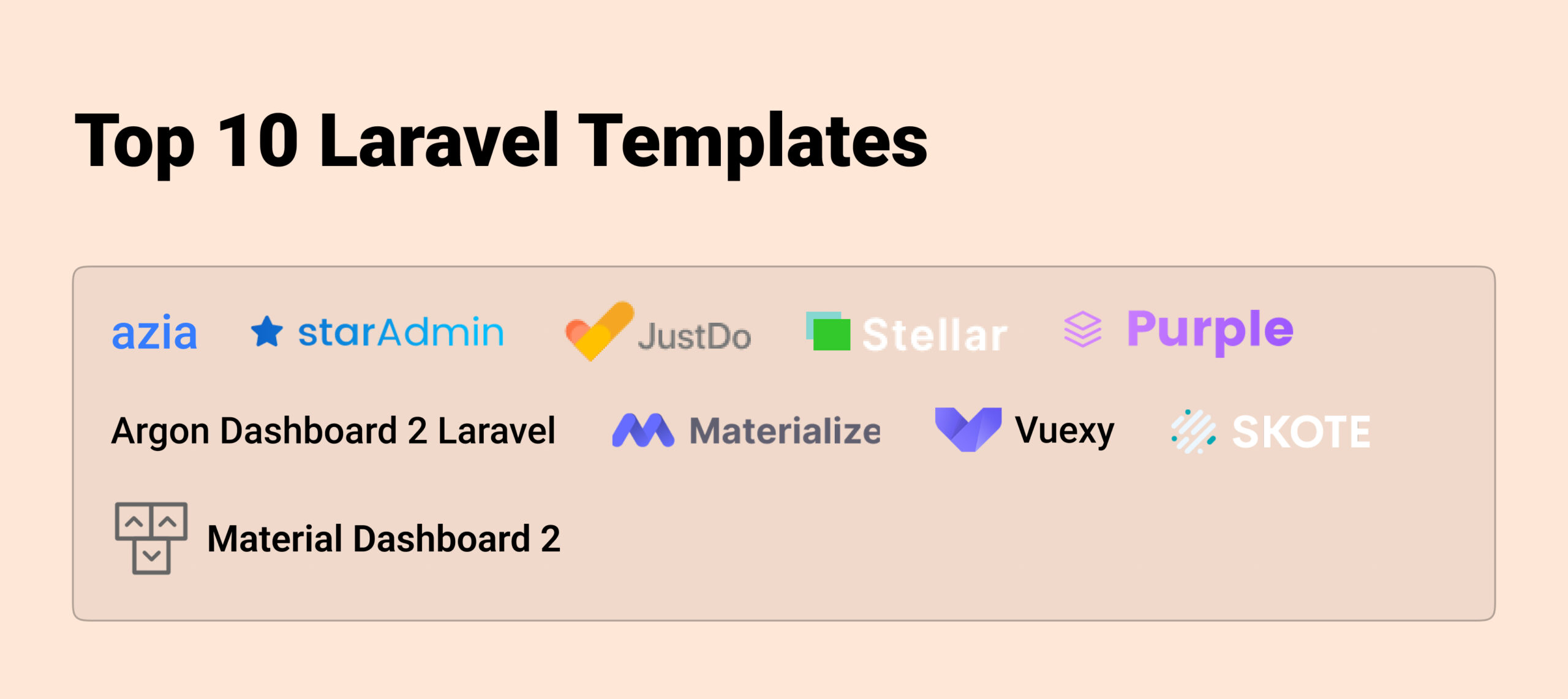  Top 10 Laravel Templates for 2023