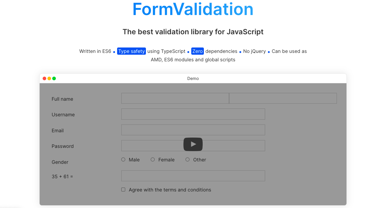 form validation bootstrap plugin