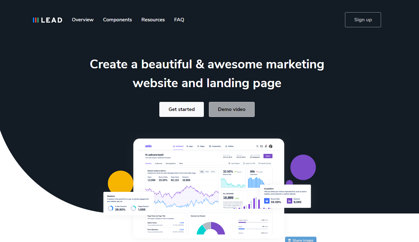 leadui pro is the best html landing page 