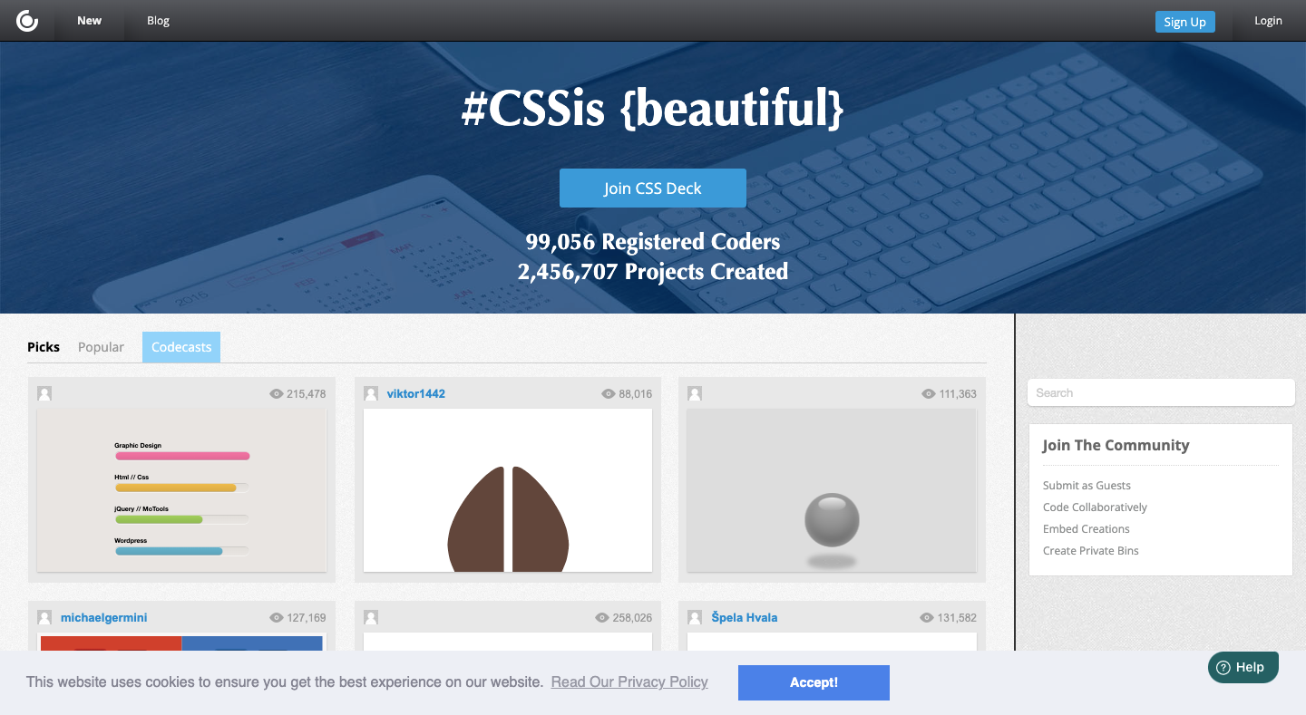 CSS Desk codepen alternatives