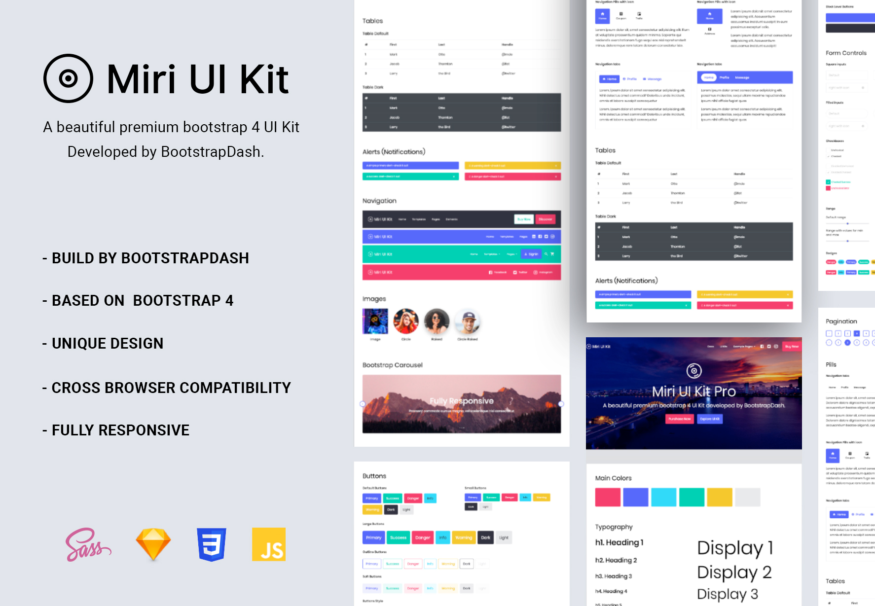 a beautiful premium bootstrap 4 ui kit developed by bootstrapdash