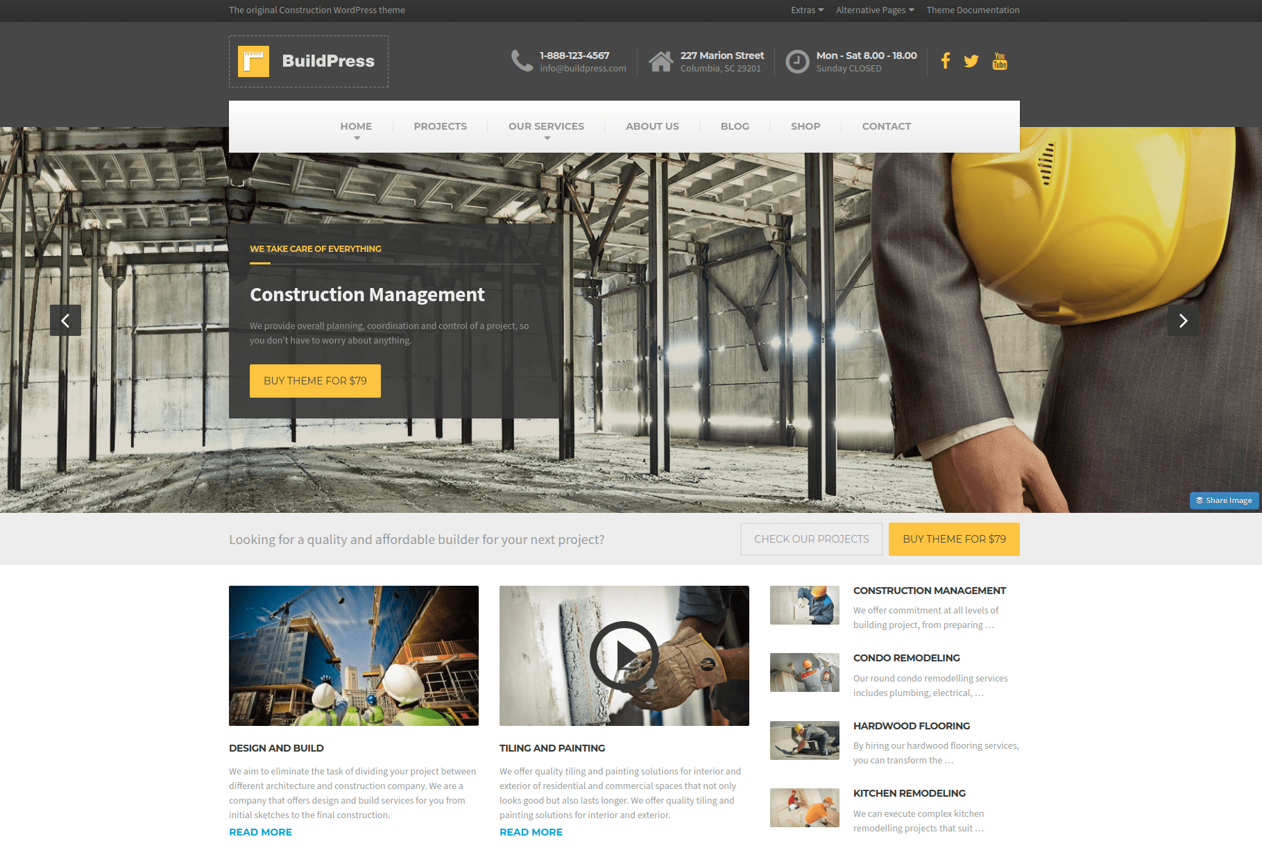 Free And Best Construction Website Templates BootstrapDash