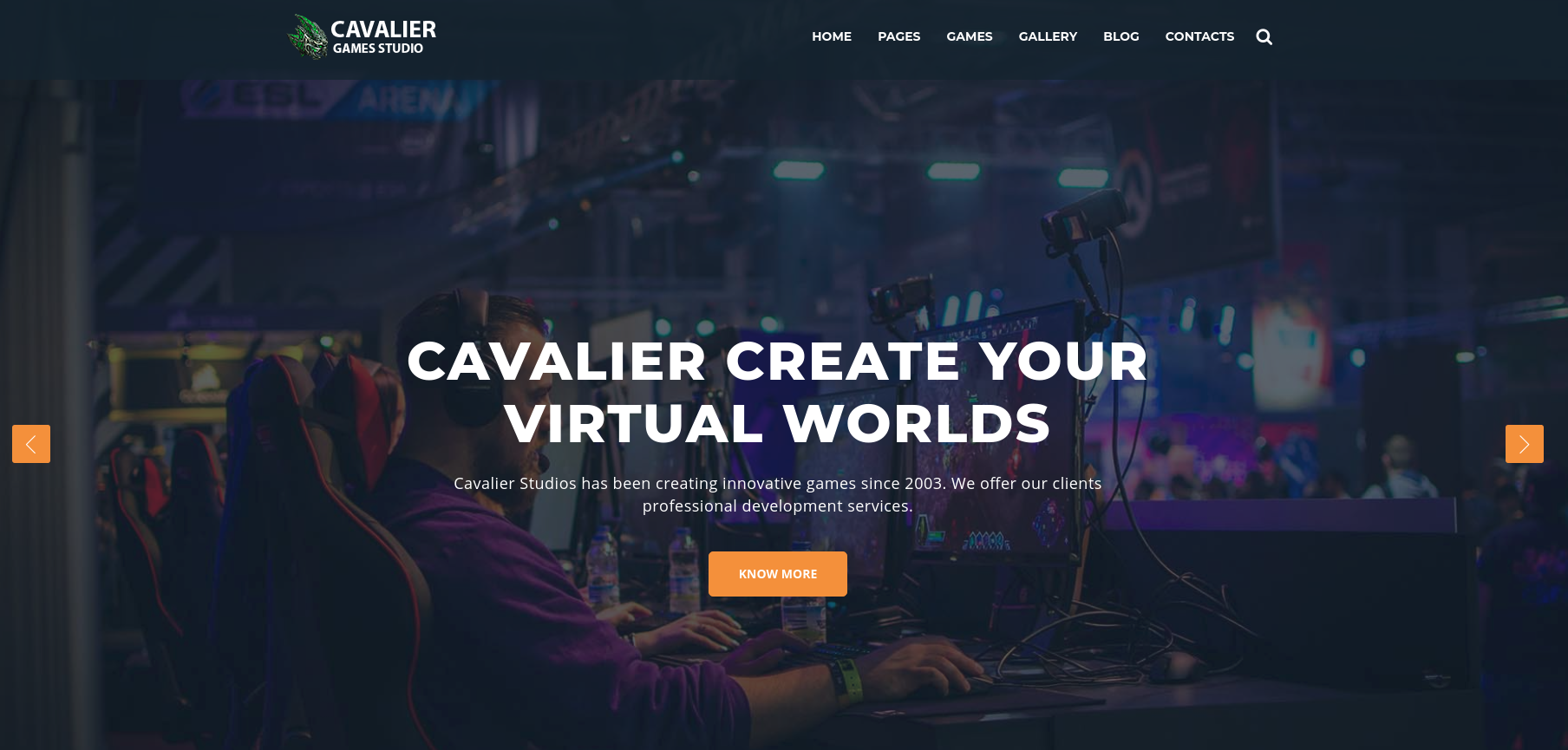 Top Resources tagged as gaming website template
