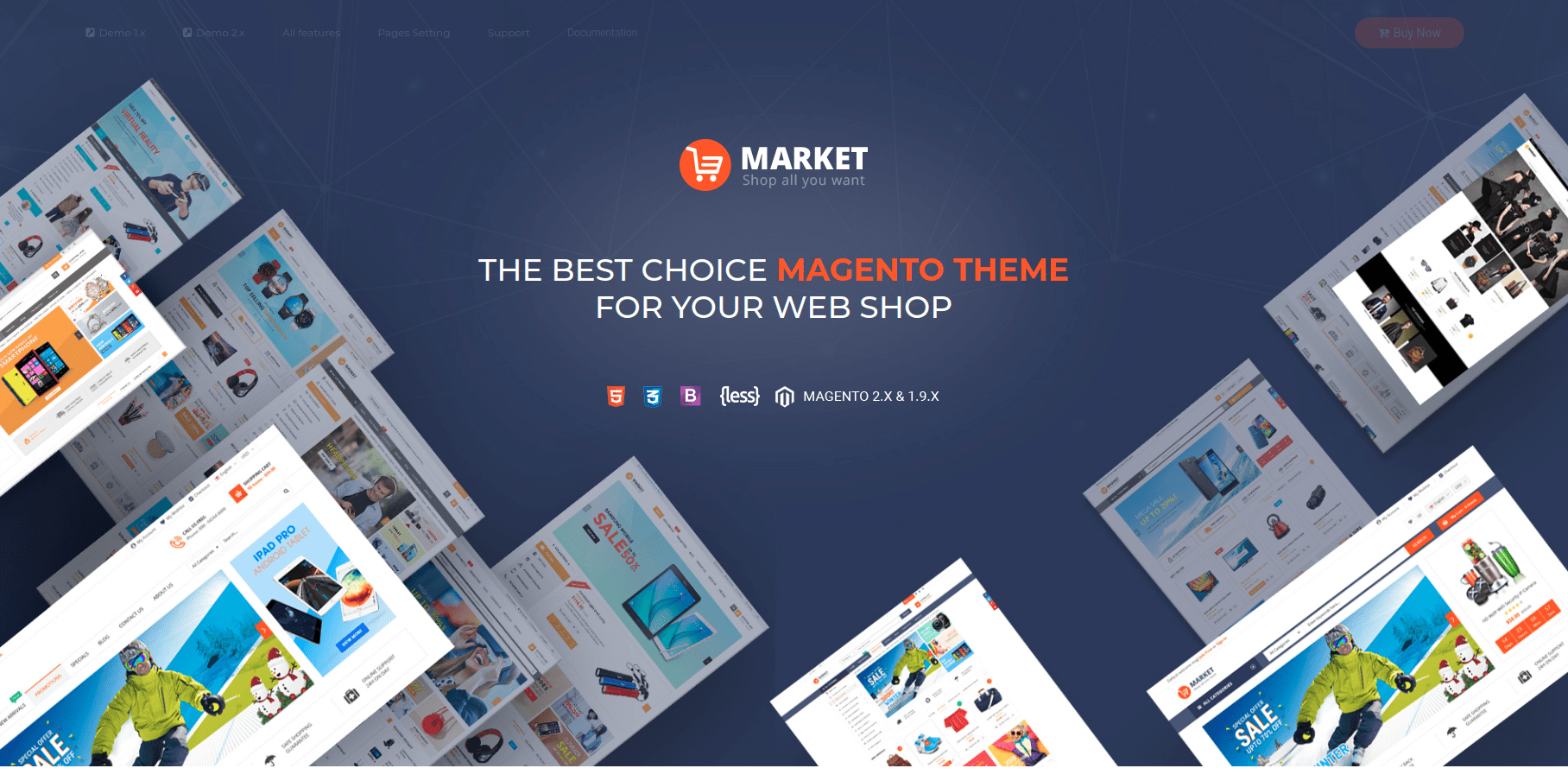 market magento theme