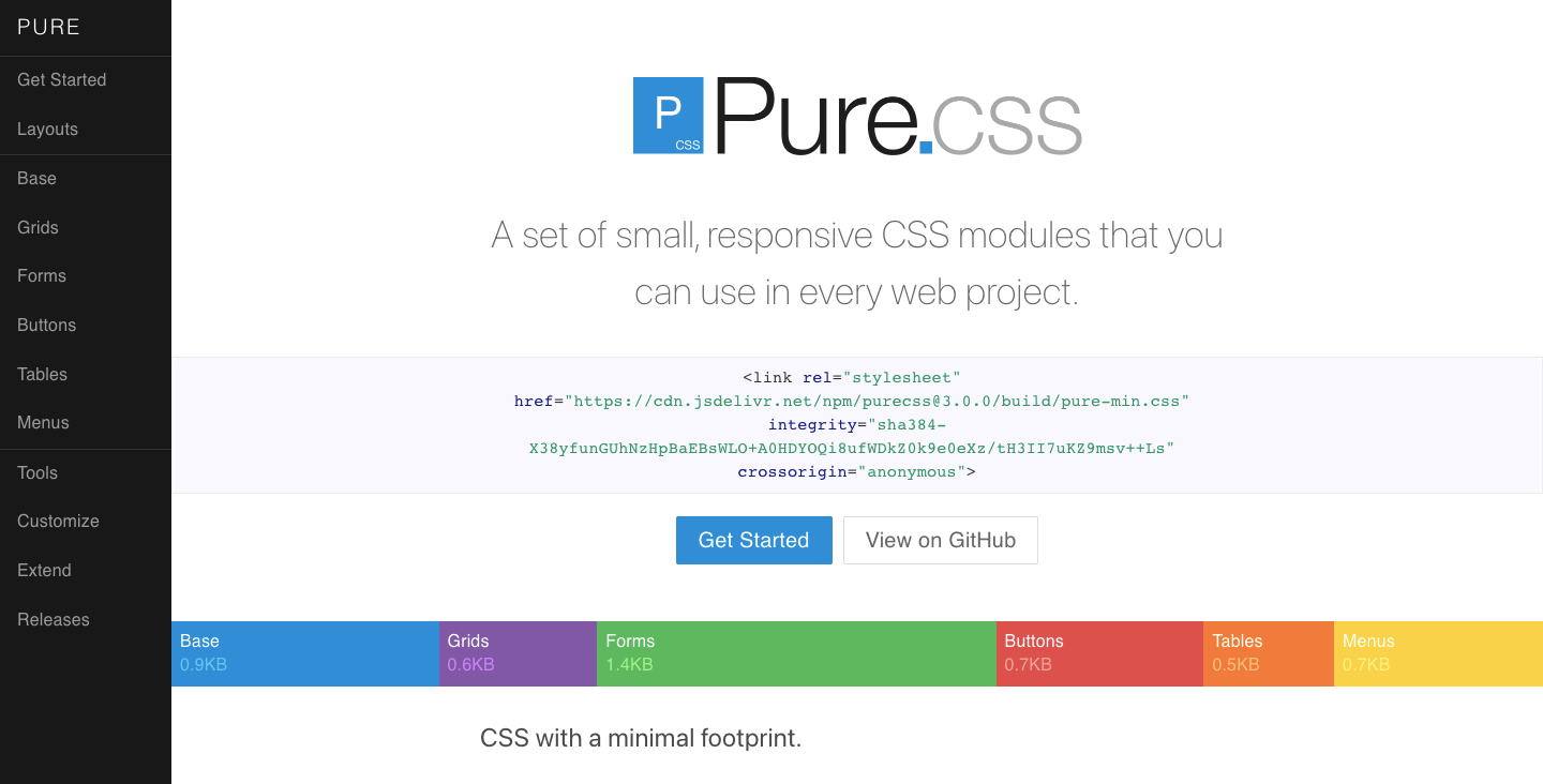 pure.css alternatives bootstrap