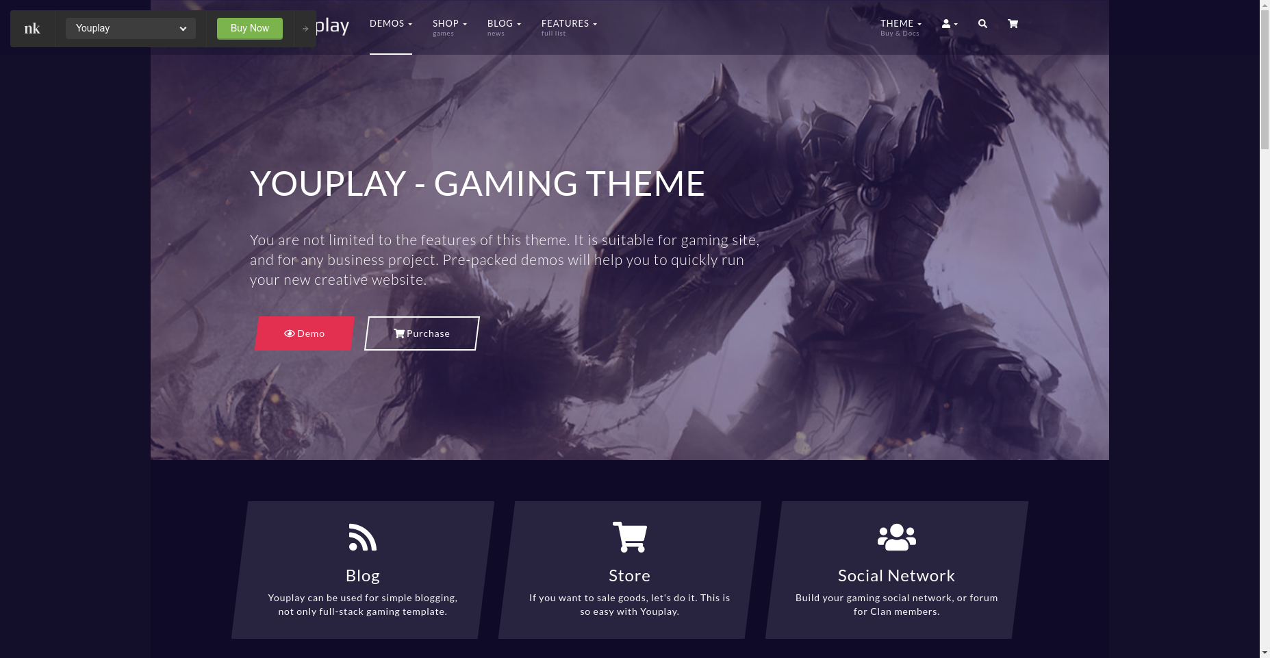 New and Trending Gaming Website Templates