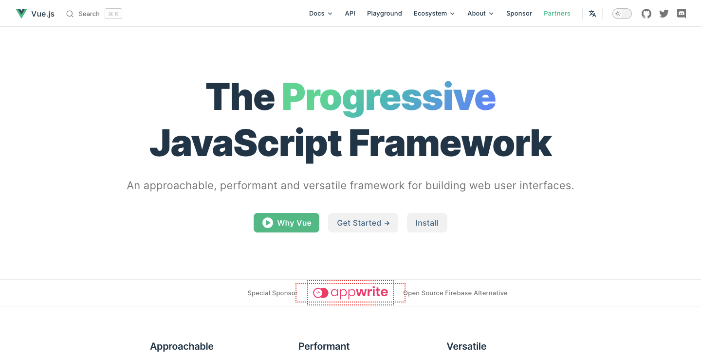 vue.js javascript frameworks