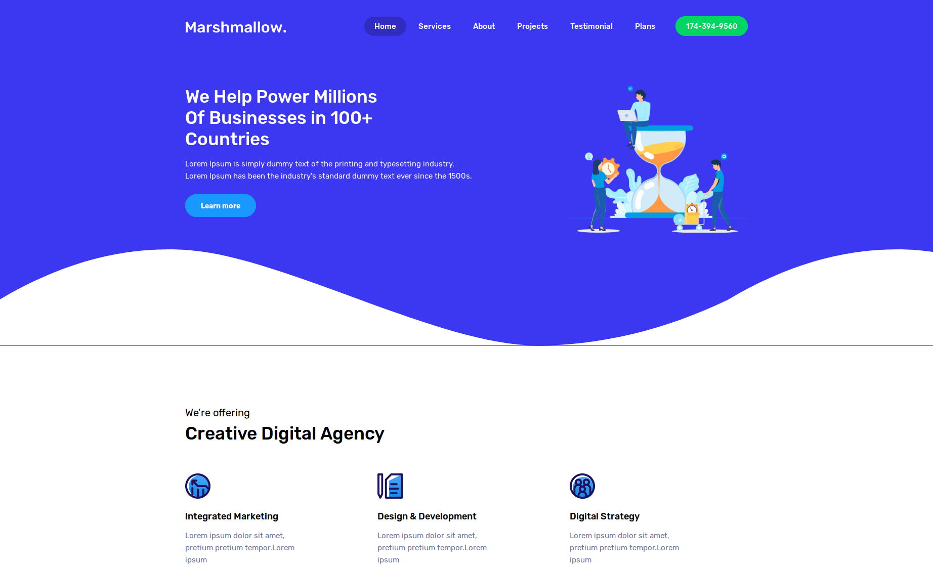 New and Free Creative HTML Website Templates | BootstrapDash