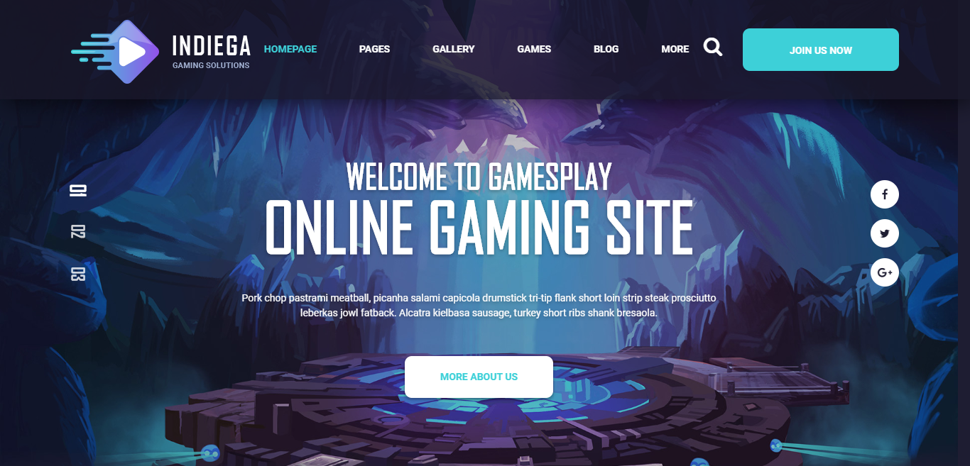 17 New And Trending Gaming Website Templates For Game Developers