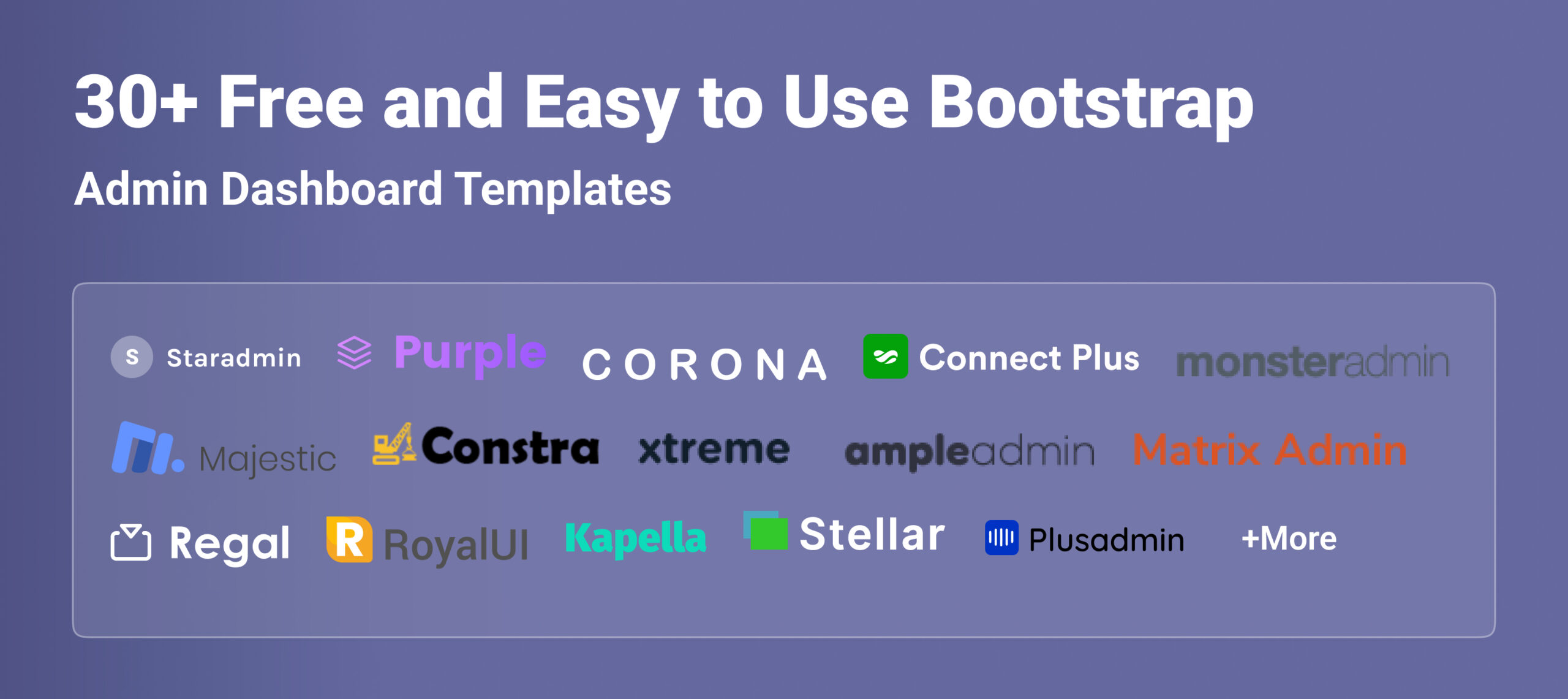  30+ Free and Easy to Use Dashboard Bootstrap Admin Templates