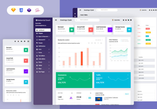 material theme bootstrap material dashboard