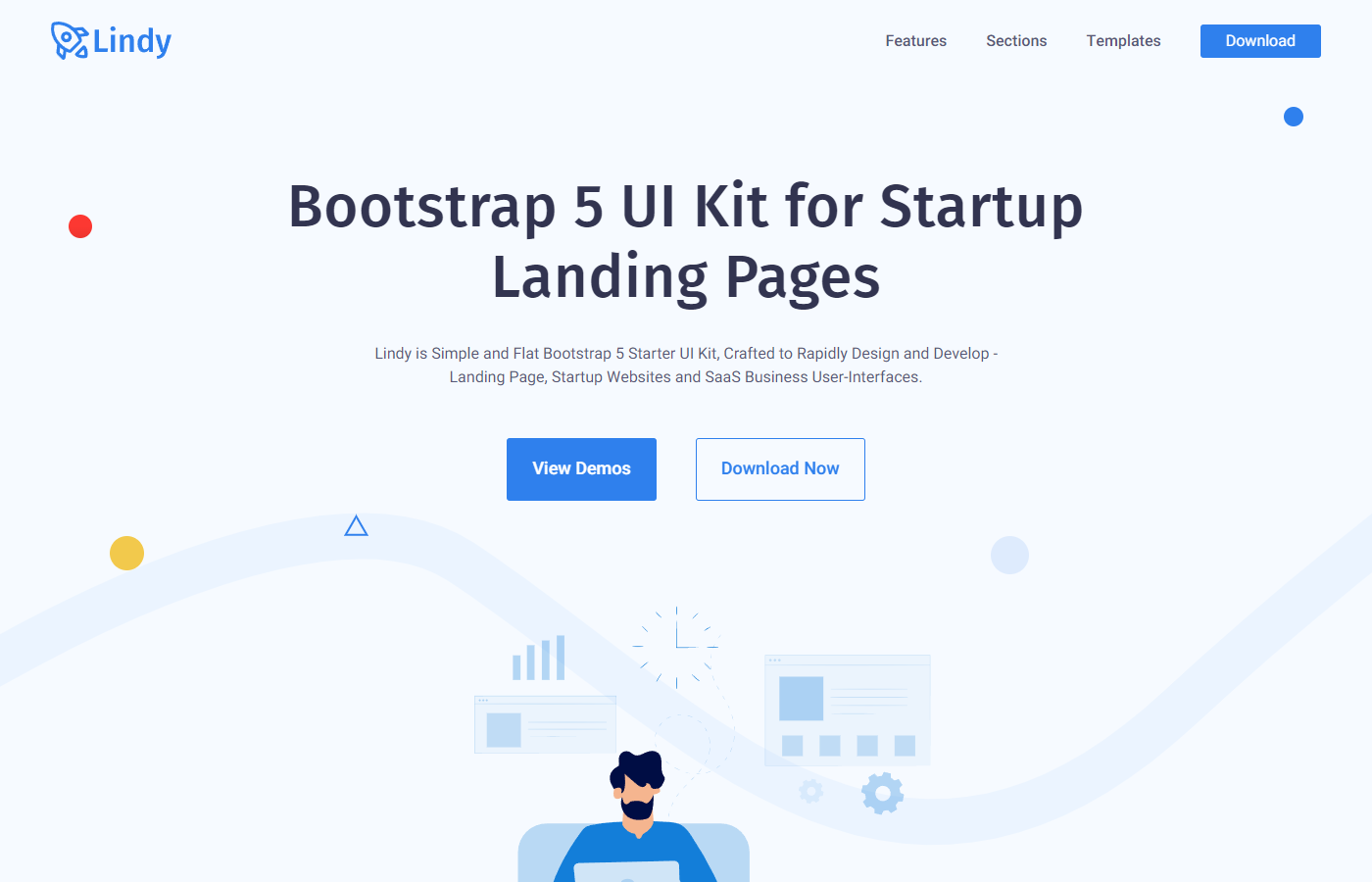 Lindy - free Bootstrap 5 UI Kit
