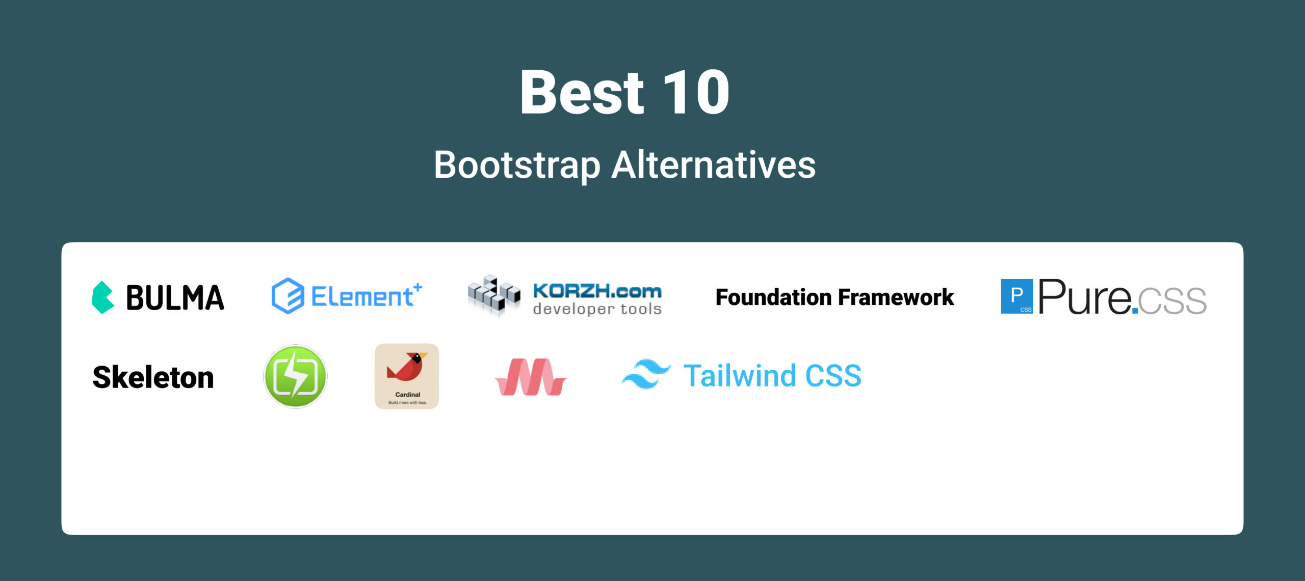  Bootstrap Alternatives: 10 Best Alternatives To Bootstrap